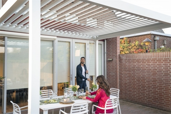 MIRADOR Pergola Weiss 300x360x250cm
